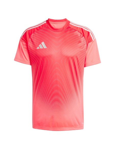 adidas Tiro 25 Competition Jersey Short Sleeve Men's Goalkeeper Shirt Red JI9717