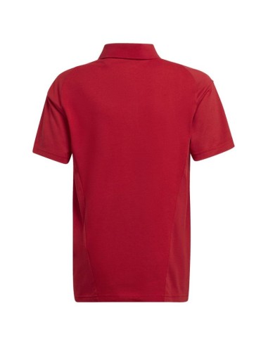 adidas Tiro 23 Competition Cotton Polo Tshirt for kids red HI4715