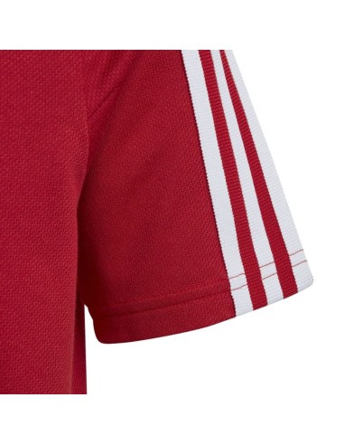 adidas Tiro 23 Competition Cotton Polo Tshirt for kids red HI4715
