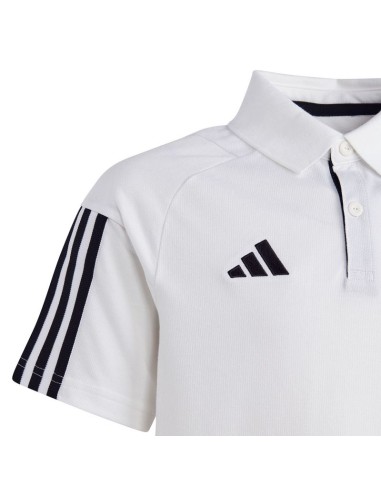 adidas Tiro 23 Competition Cotton Kids TShirt White IC4576