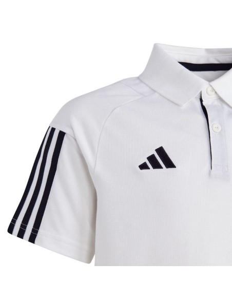 adidas Tiro 23 Competition Cotton Kids TShirt White IC4576