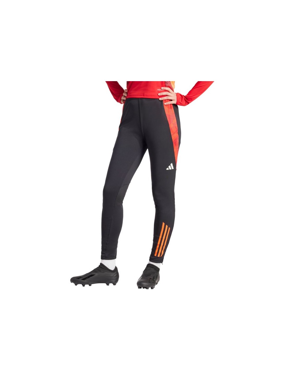 adidas Tiro 24 Competition Training Women's Pants Black and Red IS1637