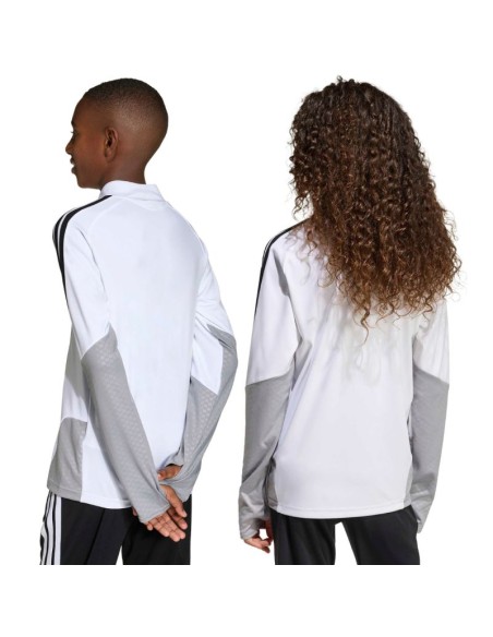 adidas Tiro 26 Competition Training Top for kids white and gray KA7577