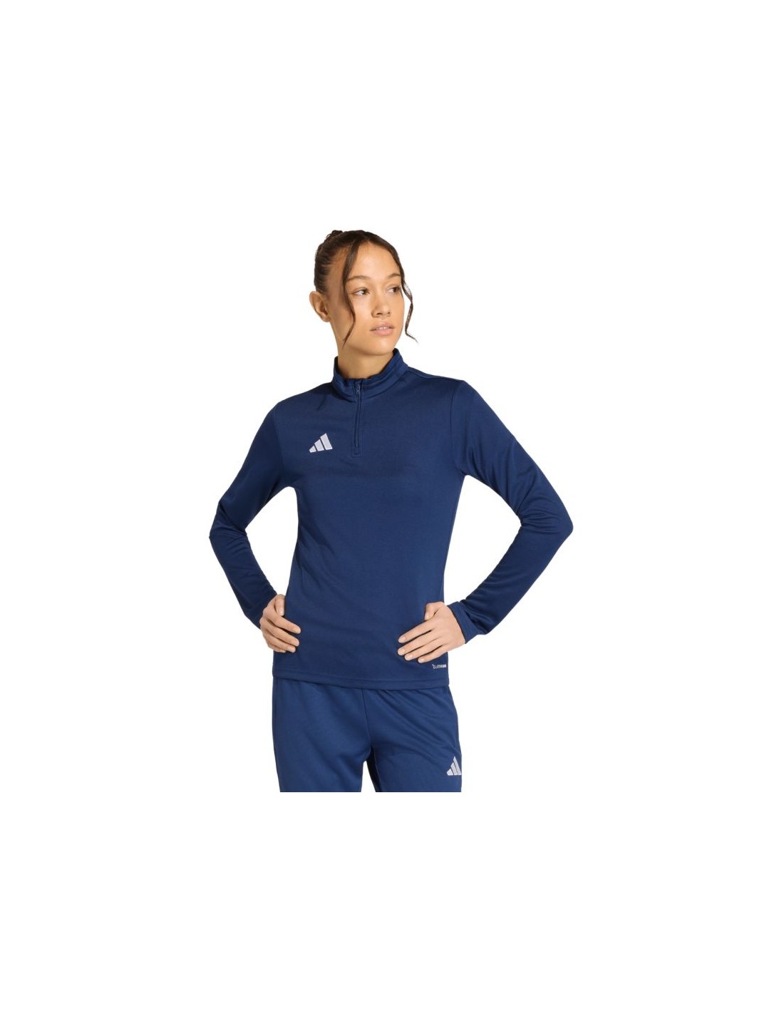 Women's adidas Entrada 26 Training Top Navy Blue JZ6642