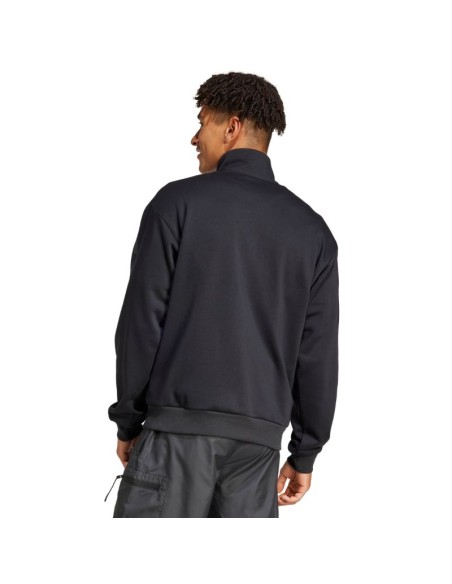 Men's adidas City Escape Fleece HalfZip GD Sweatshirt Black JF3290