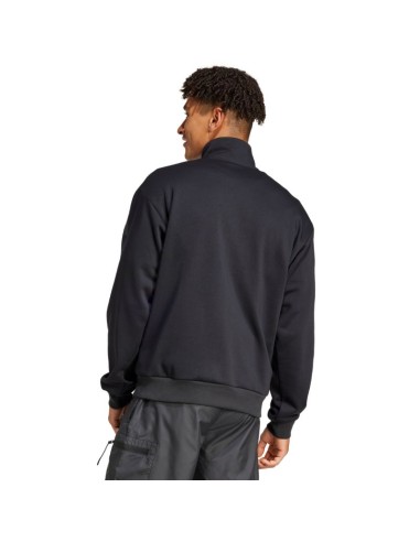 Men's adidas City Escape Fleece HalfZip GD Sweatshirt Black JF3290