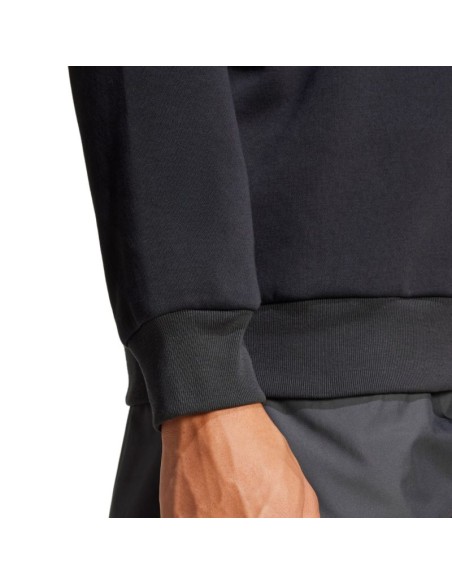 Men's adidas City Escape Fleece HalfZip GD Sweatshirt Black JF3290