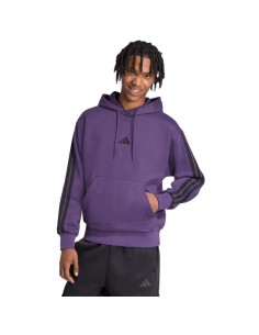 Men's adidas Essentials 3Stripes Fleece Sweatshirt Purple JX0740