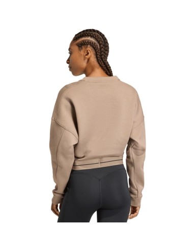 Women's adidas Hyperglam sweatshirt beige KQ5197