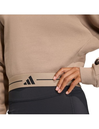 Women's adidas Hyperglam sweatshirt beige KQ5197
