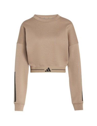 Women's adidas Hyperglam sweatshirt beige KQ5197