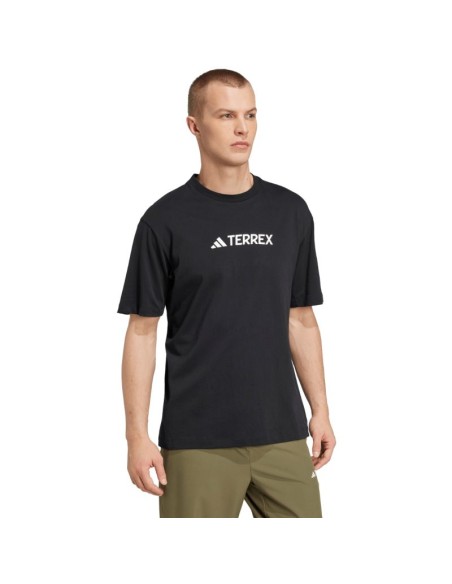Men's adidas Terrex Classic Logo Tshirt black JF9143
