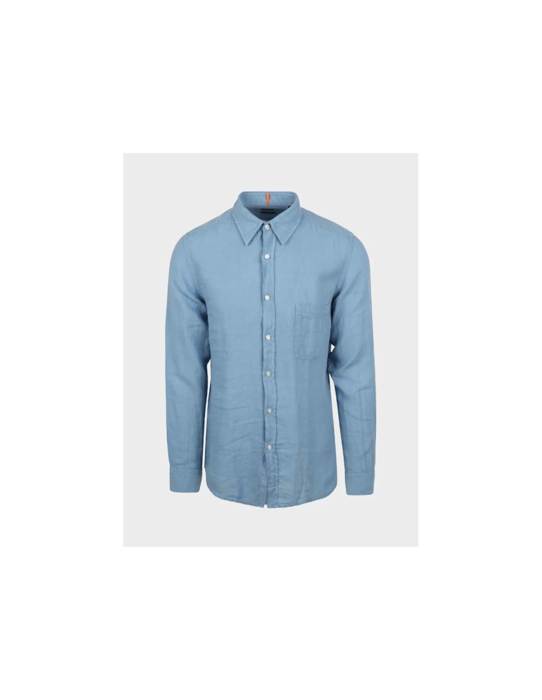 BOSS Relegant6M Men's Shirt Open Blue 50537381460