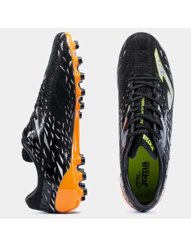 Joma Evolution Cup 2301 AG ECUS2301AG Χαμηλά Ποδοσφαιρικά Παπούτσια με Τάπες Μαύρα