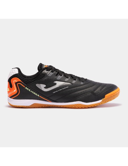 Joma Maxima 2301 IN MAXS2301IN Χαμηλά Ποδοσφαιρικά Παπούτσια Σάλας Μαύρα