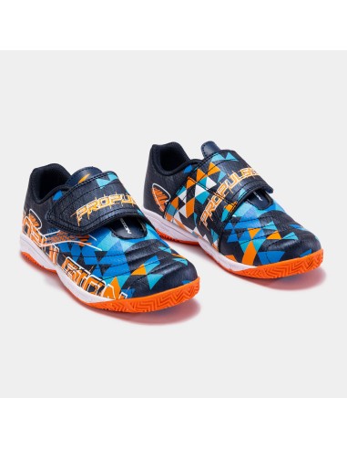 Joma Παιδικά Ποδοσφαιρικά Παπούτσια Propulsion 2303 Σάλας Χωρίς Κορδόνια Πολύχρωμα PRJW2303INV