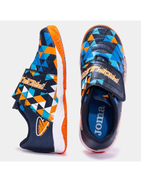 Joma Παιδικά Ποδοσφαιρικά Παπούτσια Propulsion 2303 Σάλας Χωρίς Κορδόνια Πολύχρωμα PRJW2303INV
