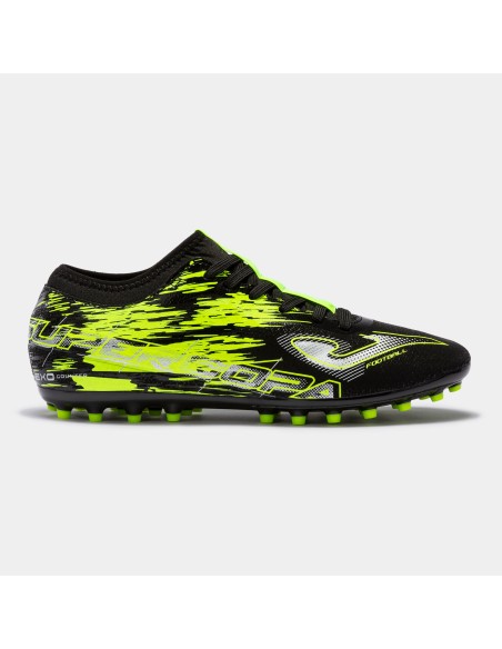 Joma Super Copa 2201 AG SUPW2201AG Χαμηλά Ποδοσφαιρικά Παπούτσια με Τάπες Μαύρα