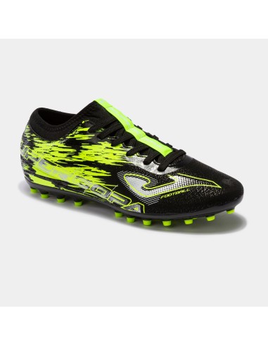 Joma Super Copa 2201 AG SUPW2201AG Χαμηλά Ποδοσφαιρικά Παπούτσια με Τάπες Μαύρα