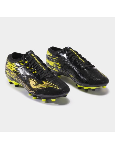 Joma Super Copa 2301 FG SUPW2301FG Χαμηλά Ποδοσφαιρικά Παπούτσια με Τάπες Μαύρα