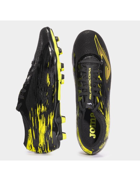 Joma Super Copa 2301 FG SUPW2301FG Χαμηλά Ποδοσφαιρικά Παπούτσια με Τάπες Μαύρα