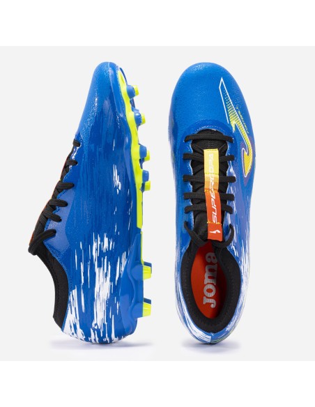 Joma Super Copa FG SUPW2303FG Χαμηλά Ποδοσφαιρικά Παπούτσια με Τάπες Μπλε