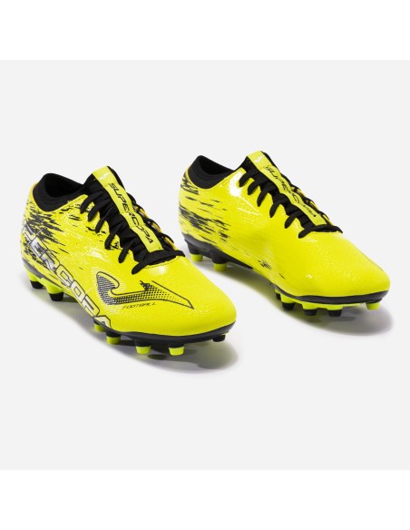 Joma Super Copa 2309 FG SUPW2309FG Χαμηλά Ποδοσφαιρικά Παπούτσια με Τάπες Κίτρινα