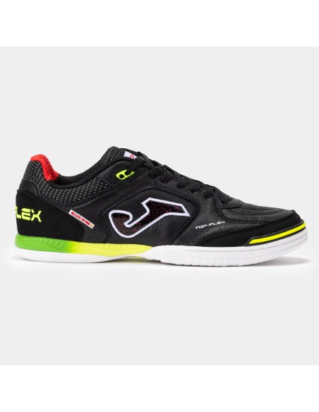 Joma Top Flex IN TOPS2401 Χαμηλά Ποδοσφαιρικά Παπούτσια Σάλας Μαύρα