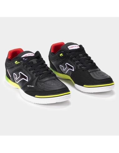 Joma Top Flex IN TOPS2401 Χαμηλά Ποδοσφαιρικά Παπούτσια Σάλας Μαύρα