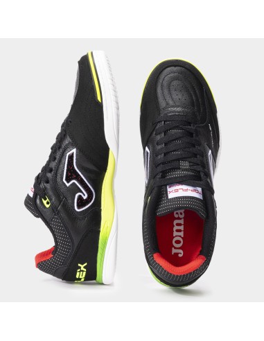 Joma Top Flex IN TOPS2401 Χαμηλά Ποδοσφαιρικά Παπούτσια Σάλας Μαύρα