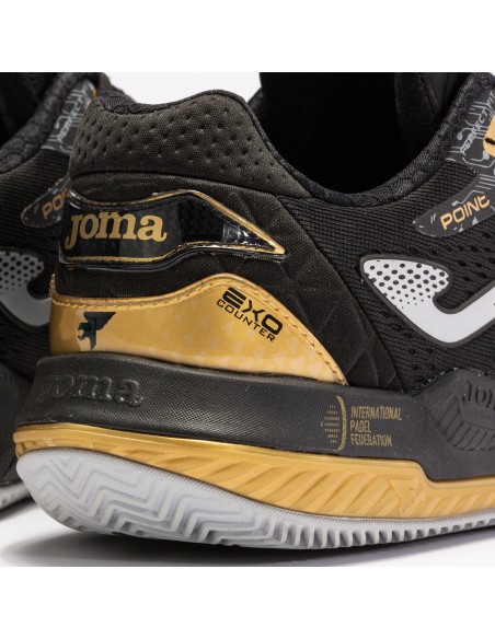Joma TPOINS2371P Ανδρικά Παπούτσια Padel για Όλα τα Γήπεδα Μαύρα