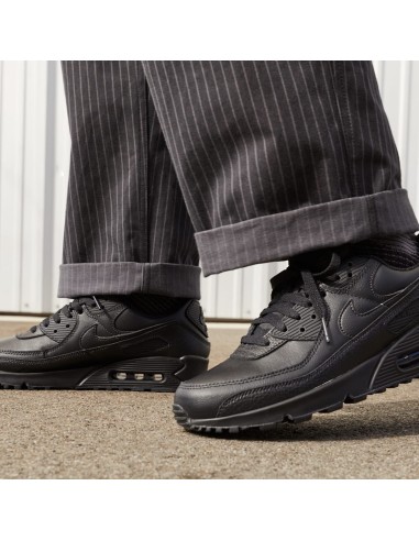 Nike Air Max 90 Leather Triple Black CZ5594001 MBS