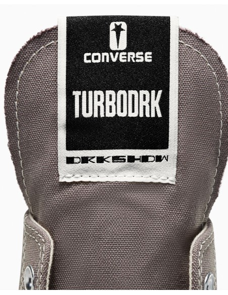 Converse TURBODRK Chuck 70 Hi Rick Owens Iron A03938C