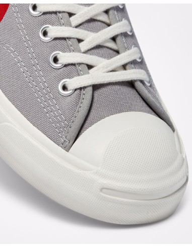 Converse Jack Purcell CDG Play Grey Red 171260C