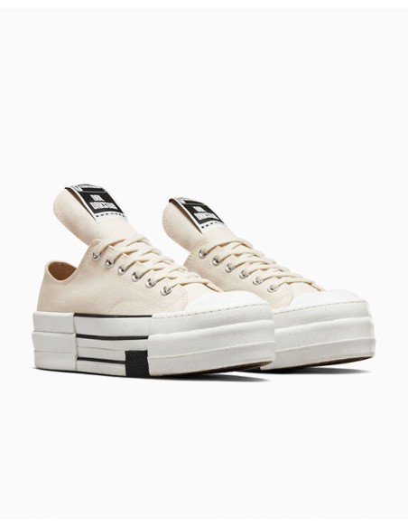 Converse DBL DRKSTAR Ox Rick Owens Natural Ivory A04955C