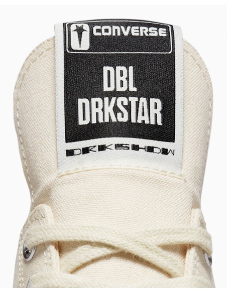 Converse DBL DRKSTAR Ox Rick Owens Natural Ivory A04955C