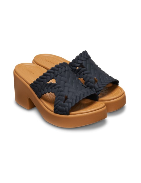 Crocs Brooklyn Woven Slide Heel W 209979001 flipflops