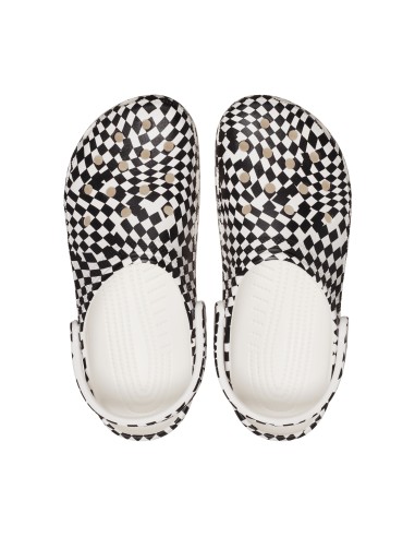 Crocs Classic warped checker clog 211007103 flip flops