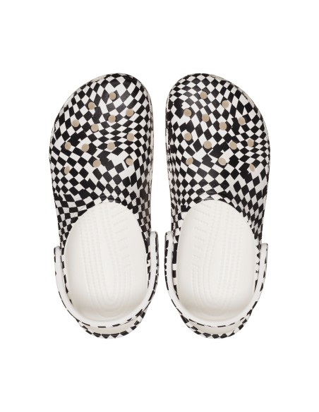 Crocs Classic warped checker clog 211007103 flip flops
