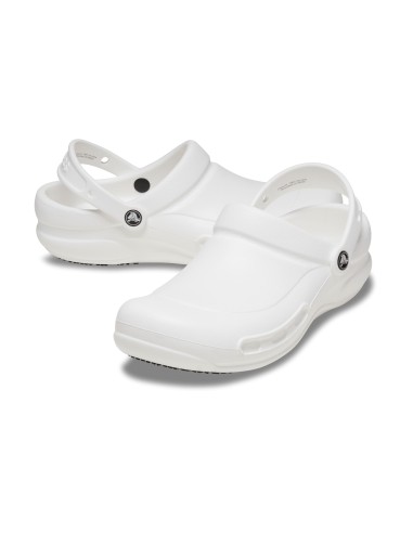 Crocs Bistro Αντιολισθητικό Unisex Σαμπό Λευκό