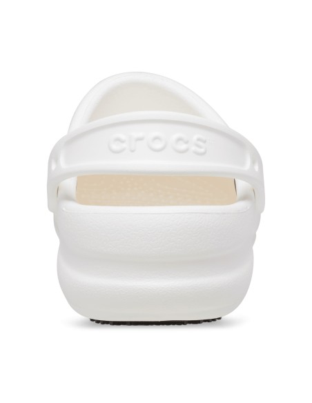 Crocs Bistro Αντιολισθητικό Unisex Σαμπό Λευκό