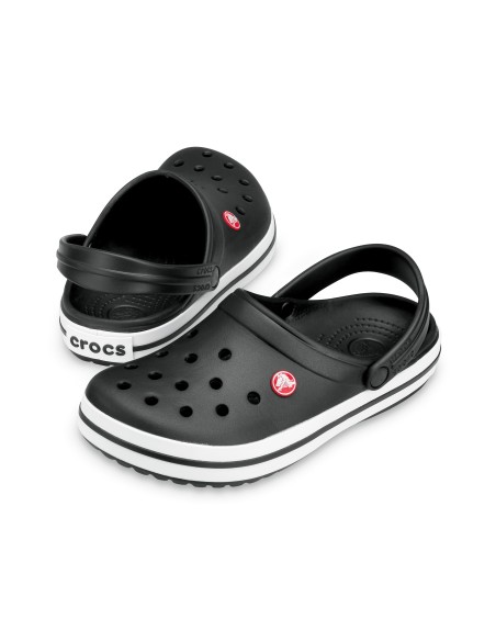 Crocs Crocband Ανατομικά Σαμπό Μαύρα 11016-001