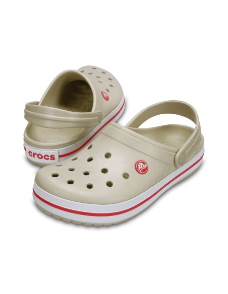 Crocs Crocband Ανατομικά Σαμπό Μπεζ 11016-1AS