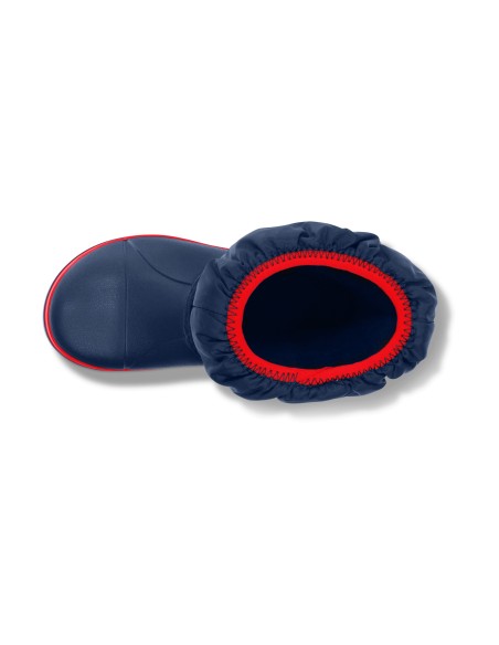 Crocs Παιδικές Γαλότσες με Εσωτερική Επένδυση Puff Navy Μπλε 14613-485