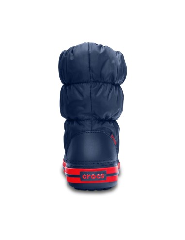 Crocs Παιδικές Γαλότσες με Εσωτερική Επένδυση Puff Navy Μπλε 14613-485