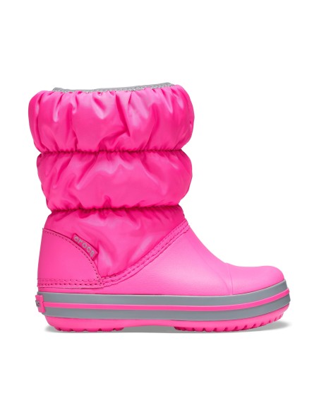 Crocs Puff Παιδικές Μπότες Χιονιού Candy Pink 14613-6TR