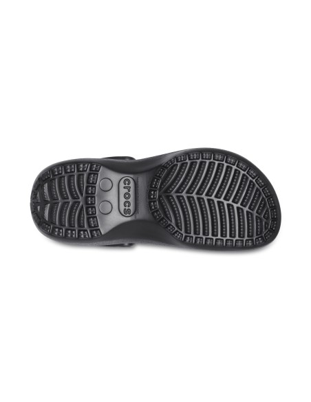 Crocs Classic Platform Clog Αντιολισθητικό Unisex Σαμπό Μαύρο