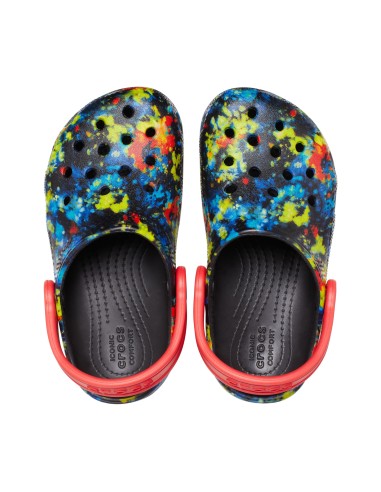 Crocs Παιδικά Σαμπό Θαλάσσης Classic Tie Dye Graphic 206994-4SW Πολύχρωμα