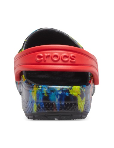 Crocs Παιδικά Σαμπό Θαλάσσης Classic Tie Dye Graphic 206994-4SW Πολύχρωμα