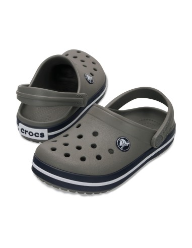 Crocs Παιδικά Ανατομικά Σαμπό Θαλάσσης 207005-05H Γκρι